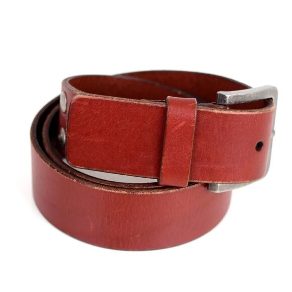 Penguin BROWN GENUINE LEATHER 1 1/2"Wd CASUAL DRESS MEN'S BELT Sz 38/95 (A11 - Picture 6 of 14